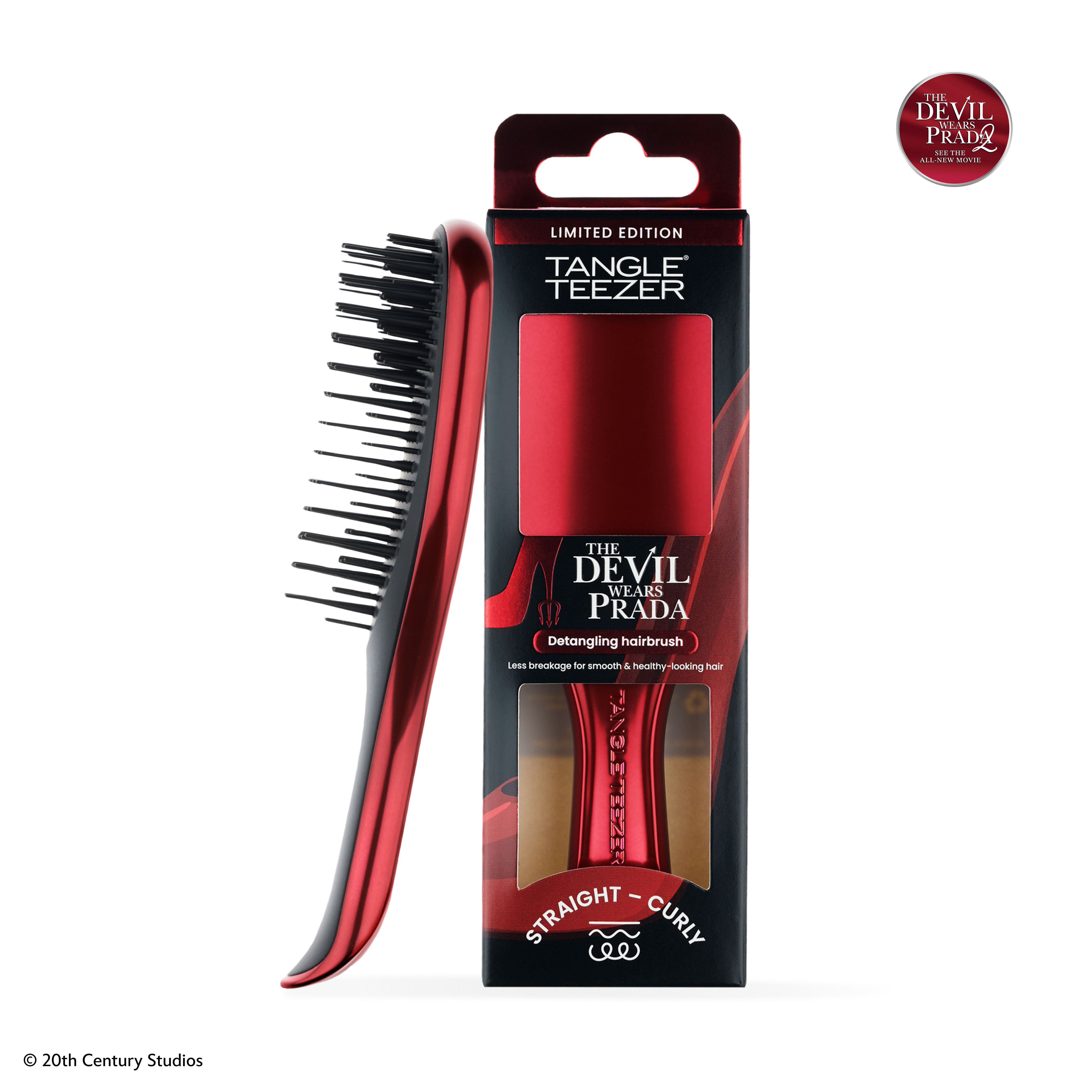 Tangle Teezer The Ultimate Detangler Mini Chrome — Devil Wears Prada